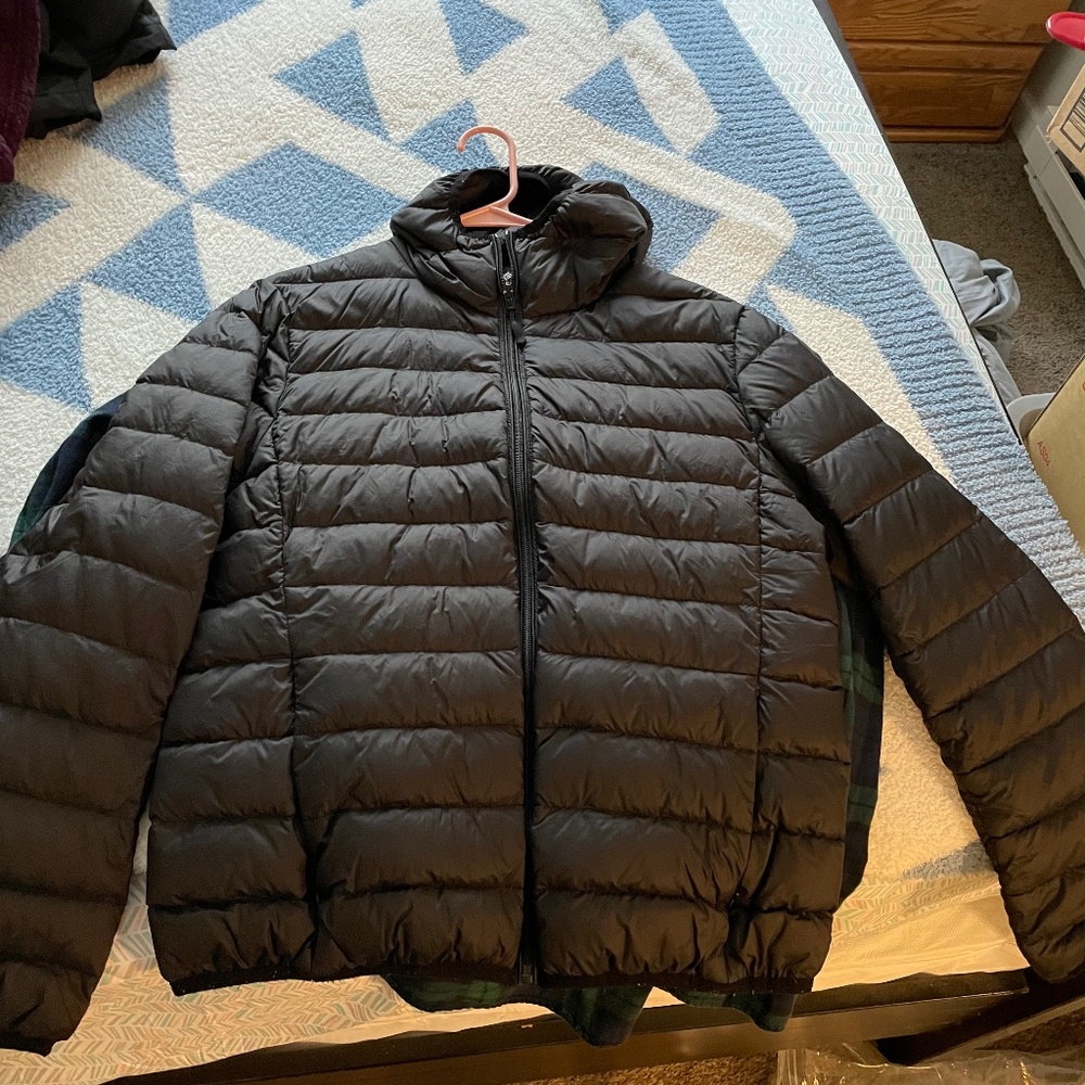 Light weight feather coat